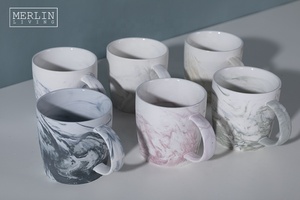 Set Regalo di Tazze in Ceramica Effetto Marmo <span class=keywords><strong>Merlin</strong></span> Living Nordic, Tazze per Caffè e Tè in Porcellana all'Ingrosso - Product Image 5
