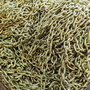 Trung Quốc Nhà Máy hàn mạ kẽm Vòng Vàng kẽm mạ boong tải <span class=keywords><strong>lashing</strong></span> chuỗi - Product Image 6