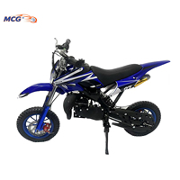 Motocicleta de Bolsillo MCG para Niños, 49cc, Eléctrica, Motor de 500W, Velocidad Máxima de 40-60km/h, Neumáticos Resistentes, Suspensión Delantera/Trasera
