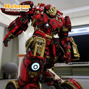 Statua Personalizzata di <span class=keywords><strong>Iron</strong></span> <span class=keywords><strong>Man</strong></span> Mark44, Personaggio Anime Classico, <span class=keywords><strong>Action</strong></span> Figure Hulk Buster per Decorazione - Product Image 1