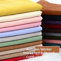Tela de Pana Teñida Impermeable, 100% Poliéster, Textil de Color Sólido para Camisas, Chaquetas, Sudaderas y Fundas de Sofá