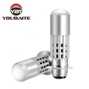 혼다 야마하 스즈키 가와사키 용 하이 로우 빔 모터 프론트 전구 P15D H6 40W 화이트 6000K Led 오토바이 헤드 라이트 - Product Image 1