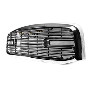 กระจังหน้าโครเมียมพร้อมไฟ LED สีเหลืองอำพัน Big Horn II 3 สำหรับรถ Ram 1500 ปี 06-08 และ Ram 2500 3500 ปี 06-09 - Product Image 5