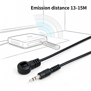 IFA01 Câble émetteur-récepteur IR 38kHz de haute qualité pour décodeur TV, mobile, satellite, en PVC et cuivre nu, disponible en stock - Product Image 3