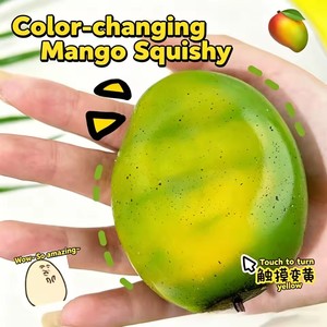 Color Changing Mango Squishy Toy Handmade Crispy Mango Stress <b>Ball</b> Stress <b>Ball</b> Fidget <b>Ball</b>, ASMR Sensory Stress Relief Toy - Product Image 6