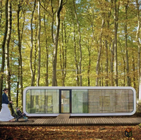 Maison conteneur écologique de marque SKOTTE, haute résistance au vent, pour ateliers d'urgence, salons, chambres et parcs