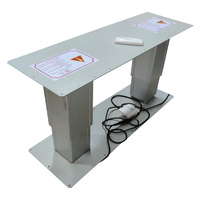 Base de table élévatrice électrique à double tube réglable en hauteur pour salle à manger cuisine salle de bain moderne pour bateau marine caravane RV Tatami