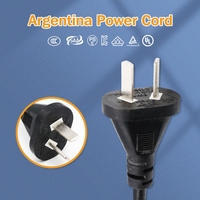 Cordon d'alimentation 2 broches spécifications argentines, adaptateur de ligne ca à deux cœurs pour appareils ménagers et appareils
