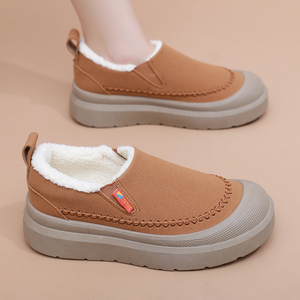 Nuevos <span class=keywords><strong>Zapatos</strong></span> <span class=keywords><strong>Birkenstock</strong></span> 2025 para Mujer de Invierno con Forro Polar Cómodos de Suela Gruesa Antideslizantes Cálidos sin Cordones - Product Image 1