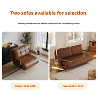Sofá Cama Moderno de Alta Calidad, Sofá Cama Plegable de Dos Plazas, Cómodo y Acogedor, Silla de Piso para Sala de Estar Moderna