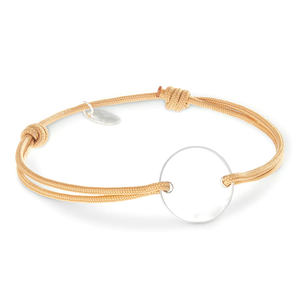 보석 도매 가격 하이 퀄리티 보석 스테인레스 스틸 맞춤형 새겨진 코드 로프 팔찌 - Product Image 5