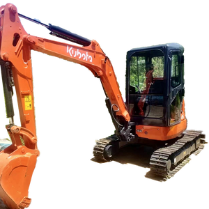 Mini-excavatrice d'occasion Kubota 3,5 tonnes JAPON, excavatrice sur chenilles Kubota U35 à bas prix avec accessoire de préhension - Product Image 1