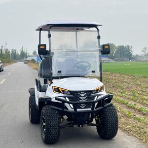 Voiture de <span class=keywords><strong>golf</strong></span> électrique 4x4 homologuée pour la route, 2 places, batterie au lithium, moteur 5000W, voiture électrique - Product Image 4