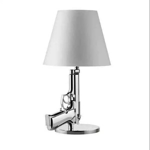 גלויה ak47 אקדח מנורת רצפת אקדח עם בצל חרוט בד e26/e27בסיס AC ספק במפעל מכירת המפעל - Product Image 6