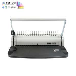 Ofitech 21 lỗ bìa cứng máy tính ràng buộc đấm Máy lược ràng buộc sách & lịch chất kết dính Cuốn sách làm xoắn ốc máy - Product Image 1