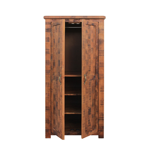 Premium Solid Wood Almirah <b>Wardrobe</b> with Multiple Shelves and <b>Hanging</b> Space Modern Bedroom Storage Cabinet with Durable Finish - Product Image 3