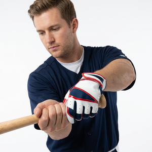 Gants de frappe de baseball professionnels à haute adhérence personnalisés, logo personnalisé, robustes, ajustables, respirants pour l'entraînement au baseball - Product Image 1