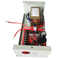 Alimentations électriques pour contrôle d'accès, 12V, 79% d'efficacité, entrée 220V, en cuivre pur, carte rouge, Dongguan5A AOXING, approvisionnement direct usine, protection contre les courts-circuits