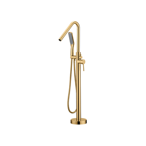 Rubinetti <span class=keywords><strong>da</strong></span> <span class=keywords><strong>bagno</strong></span> Free-standing in stile lusso rubinetti <span class=keywords><strong>bagno</strong></span> dorato rubinetti doccia in ottone <span class=keywords><strong>da</strong></span> pavimento - Product Image 1