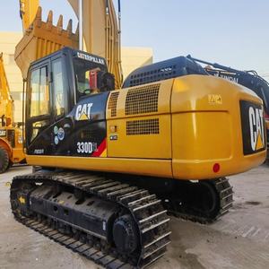 Pelleteuse sur chenilles Caterpillar 330D2L d'occasion en bon état, bon marché, prix d'occasion, stockage de pelleteuses CAT 330D2L dans les chantiers de Shanghai - Product Image 3