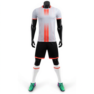 Maillot de football personnalisé par sublimation, séchage rapide, manches courtes, uniforme d'équipe, kit sportif - Product Image 1
