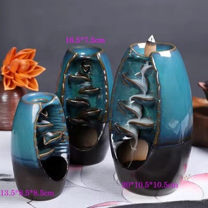 Pafu Wholesale Ceramic <strong>Incense</strong> <strong>burner</strong> Set Holder Arabic Waterfall <strong>burner</strong> <strong>Incense</strong> <strong>Backflow</strong> <strong>Incense</strong> <strong>burner</strong> - Product Image 6