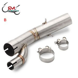 Sistema de Escape para motocicleta, conexión de tubo de enlace medio antideslizante modificado para BMW S1000 RR S1000RR 2017 2018 - Product Image 3