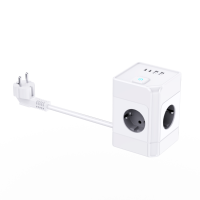 Rallonge d'alimentation multifonction européenne UE/Allemagne avec prise tour USB 4/8/12 prises Protection contre les surtensions Multiprise
