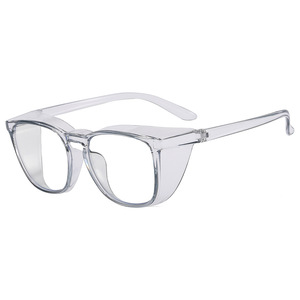 Gafas de seguridad antivaho Xsy con montura transparente, gafas protectoras azules para deportes. - Product Image 4