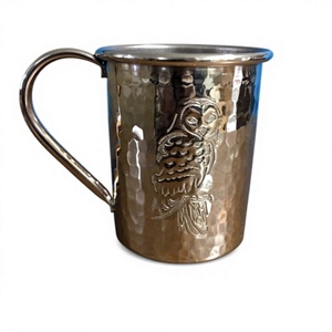 Polish Copper <b>Mug</b> With Engrave <b>Owl</b> Design Customizable & Durable Food Grade <b>Mugs</b> For Party Use Reusable Vintage Travel <b>Mug</b> Gifts - Product Image 1