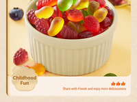 Mixed Fruit Flavor Qq Gummy Assorted Chewy Gummy Candy Sweet Snack For Family Daily Eating