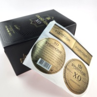 Etiquetas Adhesivas de Papel Impermeables Personalizadas y Biodegradables para Botellas de Whisky/Brandy/Vodka/Cerveza/Vino - Marca SFX