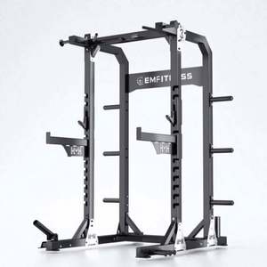 Machine Smith multifonctionnelle commerciale, équipement de fitness d'entraînement en intérieur avec banc de musculation, rack à squats et structure Flying Bird en tube robuste - Product Image 6