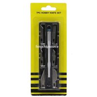 7Pc couteau à découper modèle outil faisant petite sculpture téléphone portable Film Burin stylo polyvalent