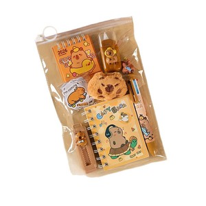 Set de Papelería Kapibala, Tamaño Estándar, Útiles Escolares Lindos para Niños, Regalo para Niños, Recompensa Escolar - Product Image 5