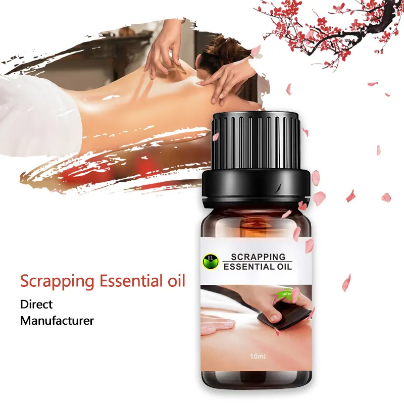 Customized Label 10ml Natural Essential Oil Scraping Massage Bady Essential Oil