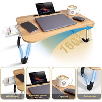 Bureau d'ordinateur pliable Table design colorée Table simple pliante bureau d'étude moderne Table d'ordinateur portable support de rangement pour le bureau à domicile