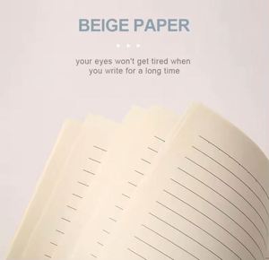 Low Moq Ready Stock White 300 Pages Thick Leather Hardcover for Students CUSTOM Notebook <b>Journal</b> A5 Spiral - Product Image 3