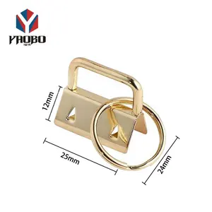 Su ordinazione di Colore Diverso Unico Portachiavi Commercio All'ingrosso Decorativo Con Portachiavi Clip di Coda Rimorchio Hardware Chiavi