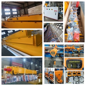 Gru a Ponte EOT per Costruzioni di Tipo Europeo per Carichi Pesanti da 5, 10, 20, 50 Tonnellate con Paranco Elettrico a Fune Metallica - Product Image 5