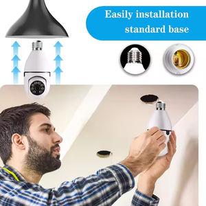 كاميرا مراقبة HD على شكل مصباح E27 بدقة 1080P، كاميرا PTZ داخلية لاسلكية تعمل بالواي فاي، كاميرا IP صغيرة للمراقبة الأمنية المنزلية CCTV بزاوية 360 درجة - Product Image 6