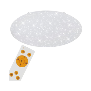 Hiện đại dẫn ánh sáng trần với <span class=keywords><strong>Dimmable</strong></span> ấm/mát trắng sắt điều khiển từ xa & nightlight hẹn giờ cho phòng khách - Product Image 1