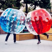 Ballon de football gonflable Zorb Bumper Ball en TPU/PVC pour adulte, avec points colorés, très vendu