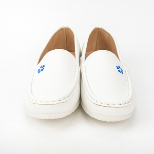 OEM ODM Custom Design Flat Anti-slippery PU Platform slip on Casual <strong>Ladies</strong> <strong>White</strong> Moccasins Chunky <strong>Loafers</strong> Women - Product Image 6