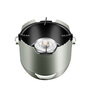 Réchaud <span class=keywords><strong>de</strong></span> <span class=keywords><strong>barbecue</strong></span> portable pliable coupe-vent en acier inoxydable antirouille, ensemble <span class=keywords><strong>de</strong></span> <span class=keywords><strong>barbecue</strong></span> multifonctionnel pour pique-nique en plein air - Product Image 5