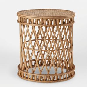 Tabouret minimaliste en bambou, fabriqué à 100 % à partir de bambou naturel, avec un design écologique et des lignes épurées et simples. - Product Image 4