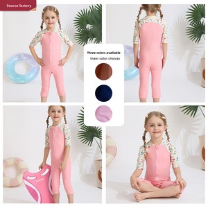 Maillot <span class=keywords><strong>de</strong></span> <span class=keywords><strong>bain</strong></span> une pièce personnalisé pour enfants, pantalon long, protection solaire, résistant au chlore, polyester, unisexe, 0-8 ans, mignon, UPF <span class=keywords><strong>50</strong></span> - Product Image 6