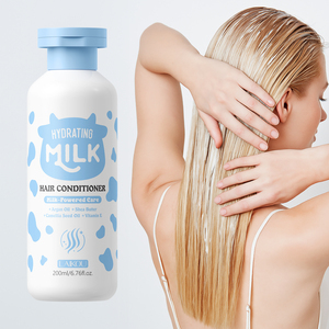 LAIKOU Balsamo <span class=keywords><strong>Idratante</strong></span> al Latte Anti-Crespo per <span class=keywords><strong>Capelli</strong></span>, Effetto Liscio e Lucido, Ricco Nutrimento con Olio di Argan, <span class=keywords><strong>Crema</strong></span> per la Cura dei <span class=keywords><strong>Capelli</strong></span> 200ml - Product Image 1