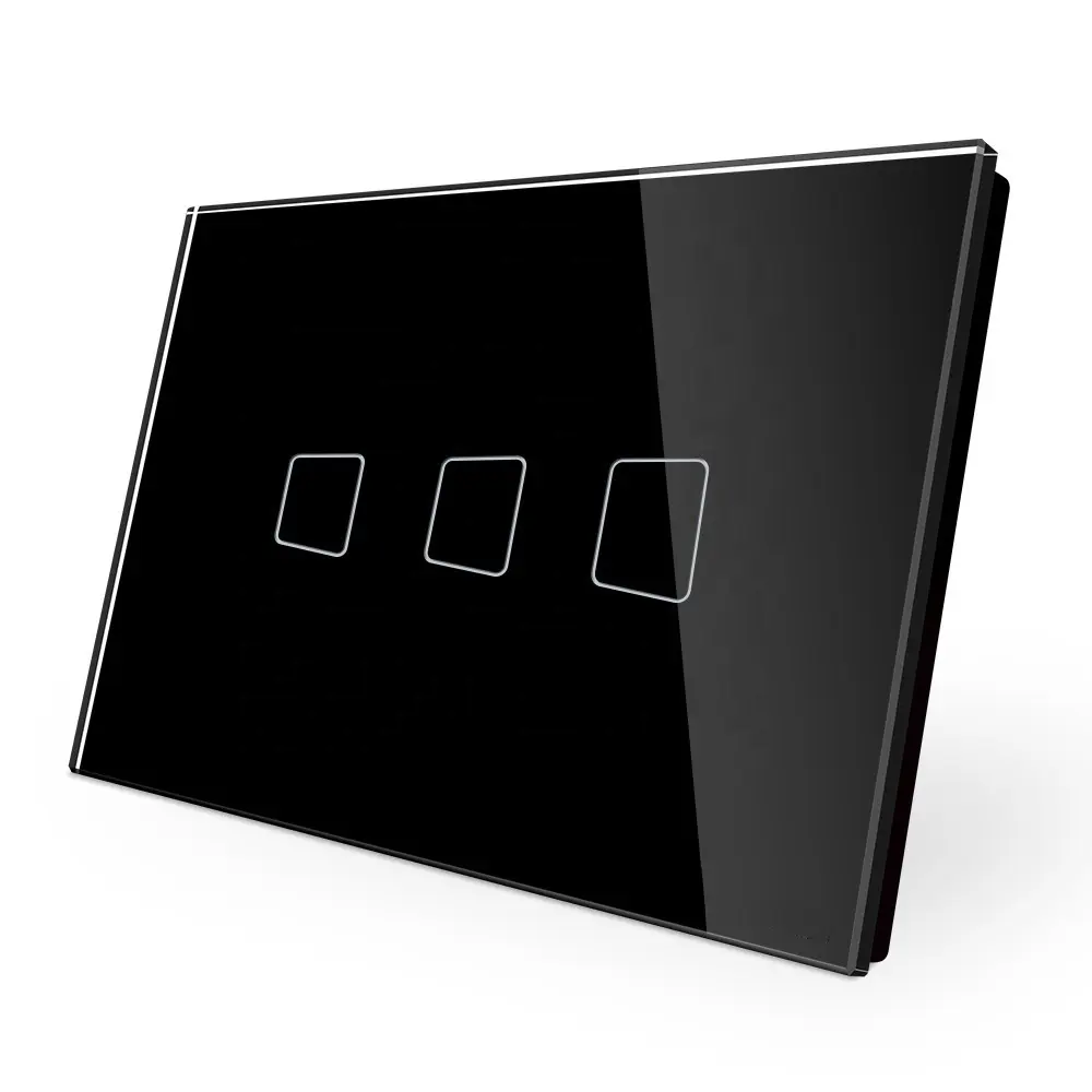 Panel de cristal inteligente con WIFI para pared, Panel de cristal inteligente con Control remoto por voz, compatible con Alexa, Google Home, Tuya, eWelink