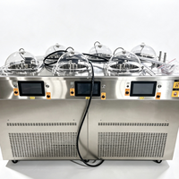 Macchina Automatica Professionale per Gelato Artigianale Italiano a Doppio Cilindro con Display Integrato in Acciaio Inossidabile per Latte